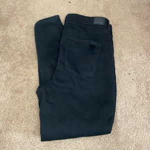 American Eagle Distressed Curvy High Rise Jeggings